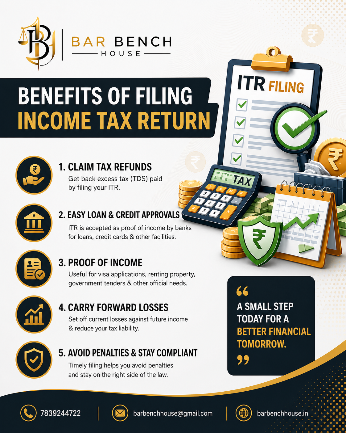 Benefits OF Filing Income Tax Return